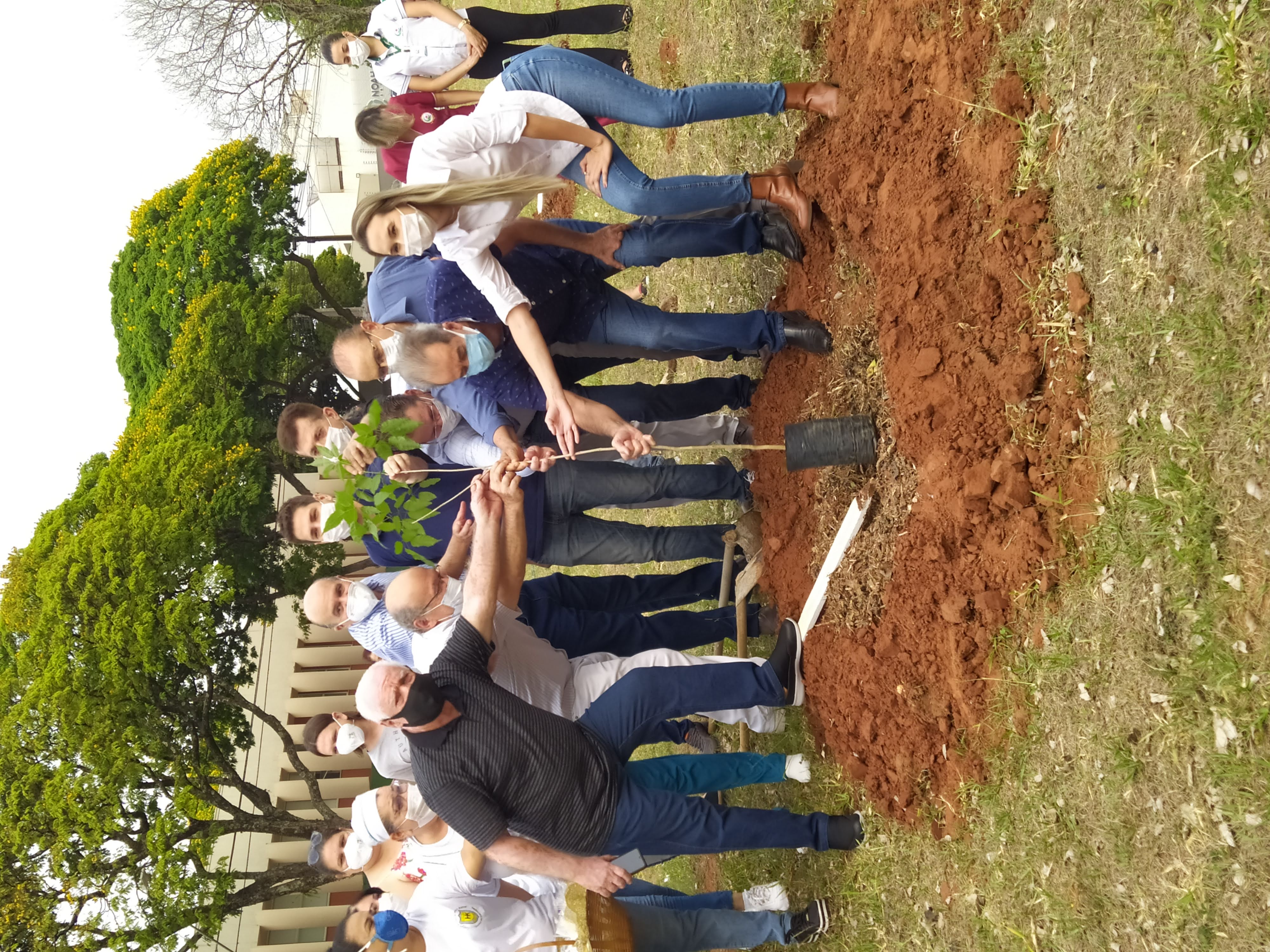 Com plantio de Ipês, Praça Oscar Thompson é transformada em símbolo da luta contra a Covid-19 em Umuarama